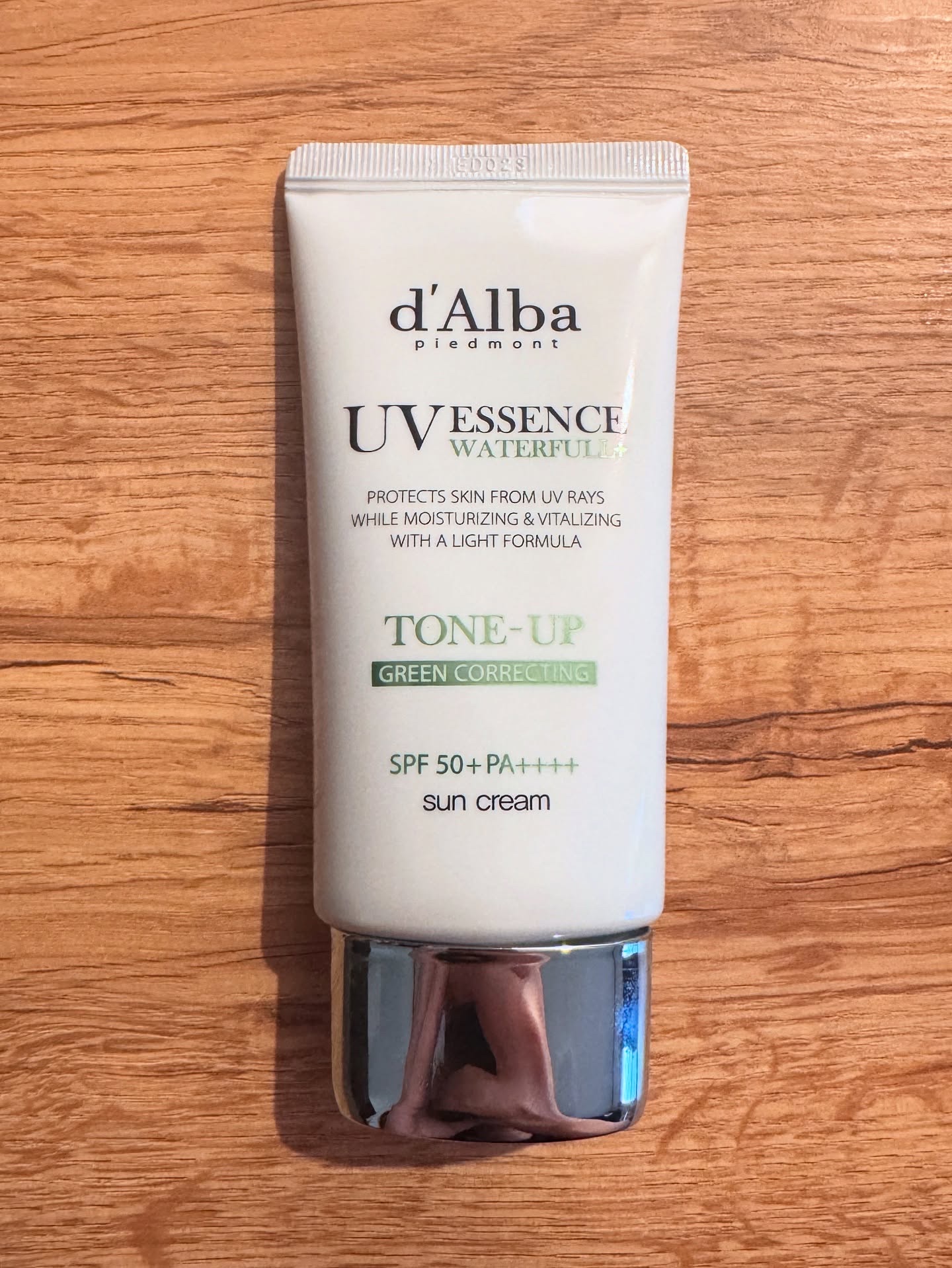 クリーンティーツリーリポソームトーンアップサンクリーム（グリーン）/ダルバ/日焼け止めクリームを使ったクチコミ（1枚目）