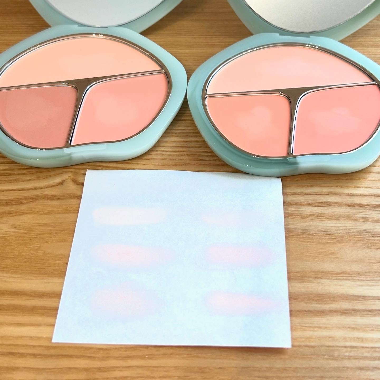 TIMAGE  3色チークパレット/TIMAGE/パウダーチークを使ったクチコミ（3枚目）