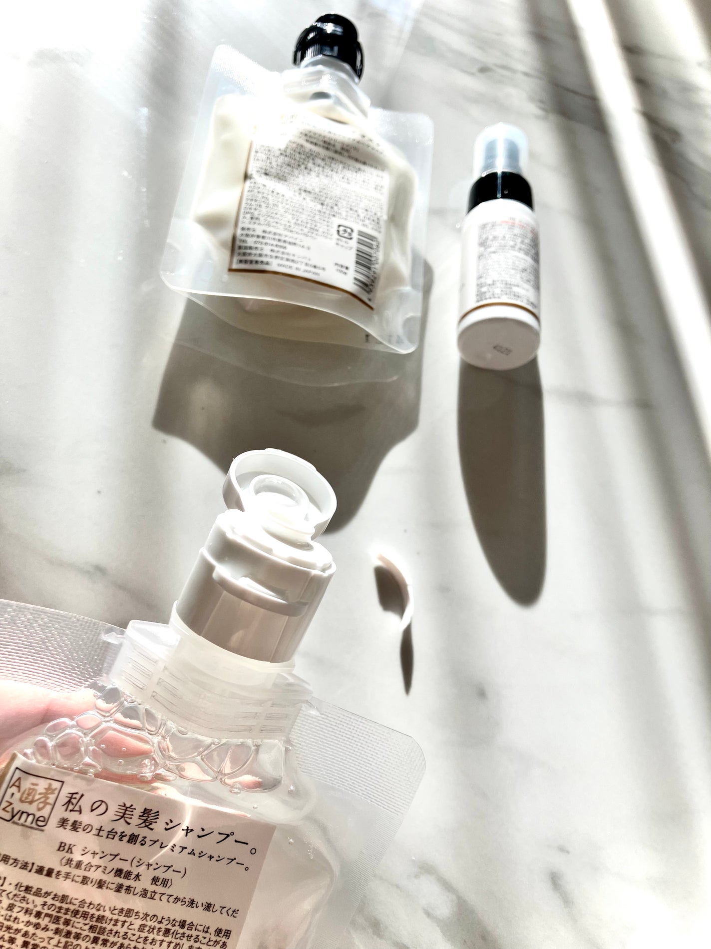 私の美髪シャンプー/A-Zyme/市販シャンプーを使ったクチコミ(3枚目)