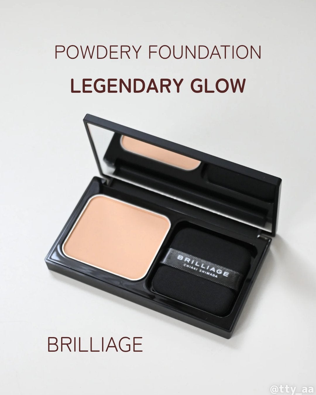 パウダリーファンデーション レジェンダリー グロウ/ブリリアージュ/パウダーファンデーションを使ったクチコミ(1枚目)
