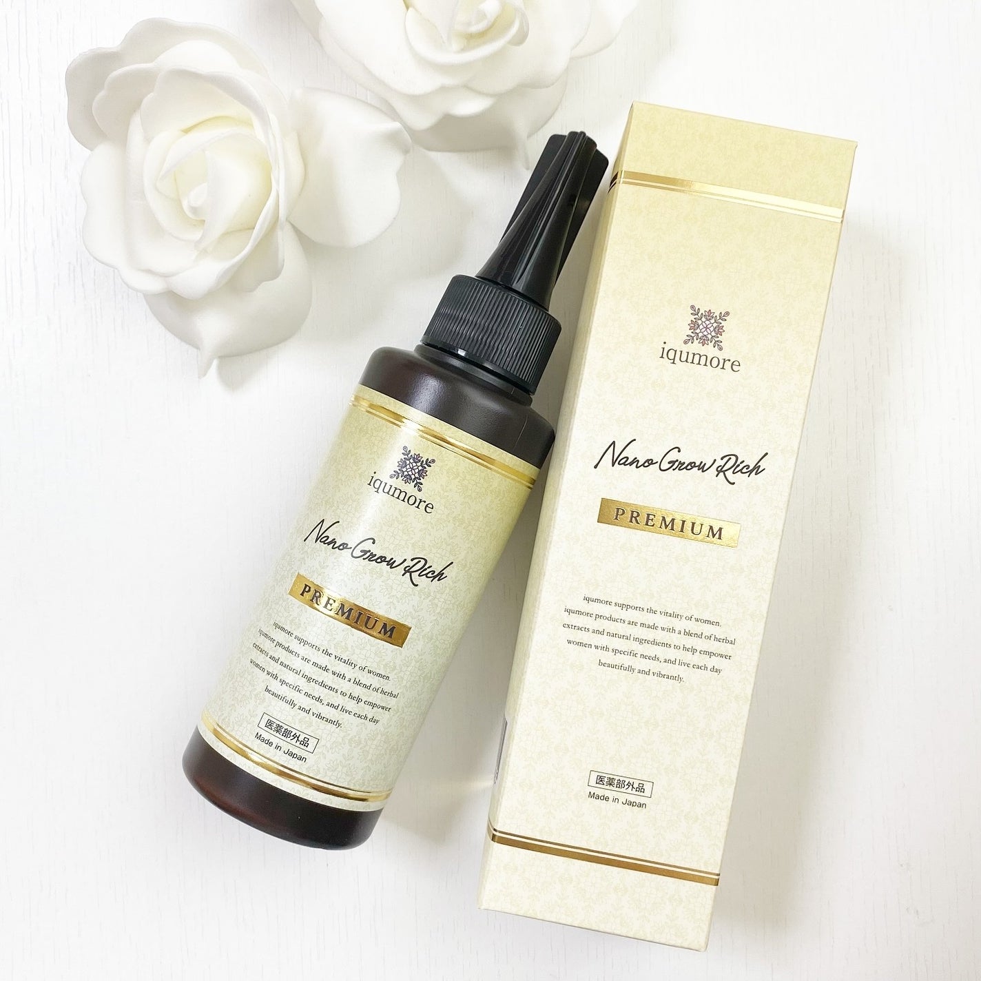 イクモアナノグロウリッチプレミアム/iqumore/頭皮ローションを使ったクチコミ(1枚目)