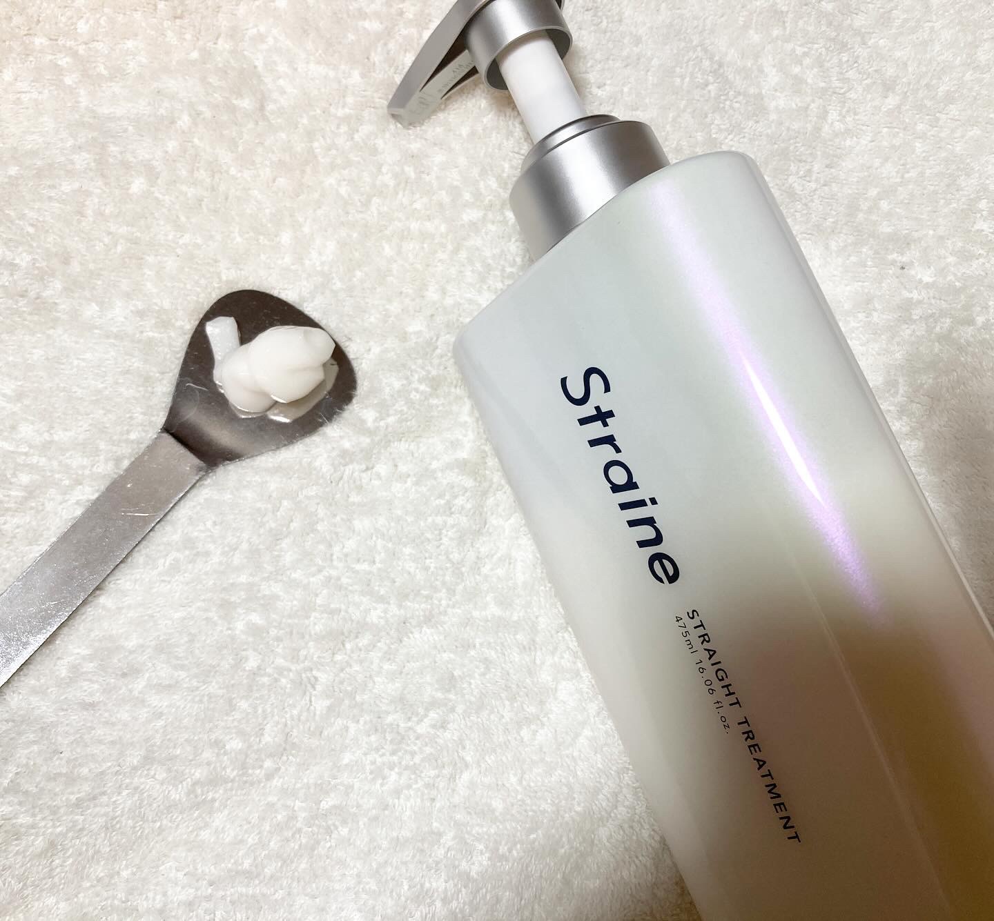 ストレートシャンプー/ストレートトリートメント ホワイトブロッサムの香り/Straine/市販シャンプーを使ったクチコミ（3枚目）