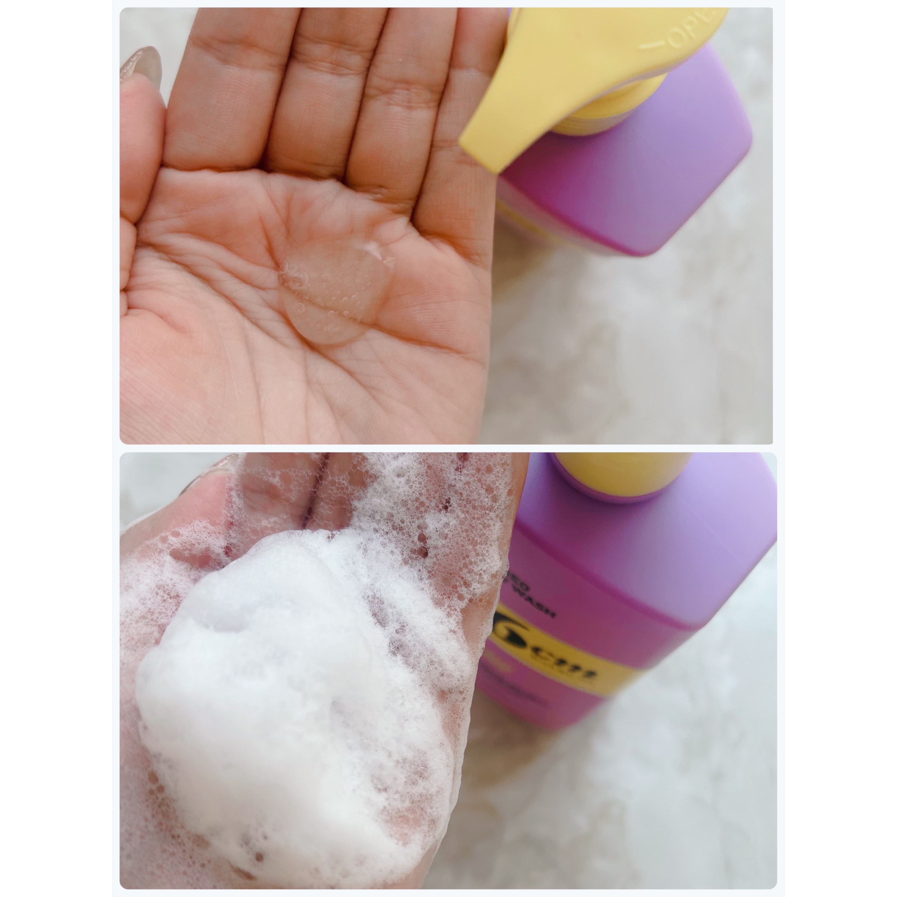 ボディウォッシュ　クリーンソープ/46cm/ボディソープを使ったクチコミ（3枚目）