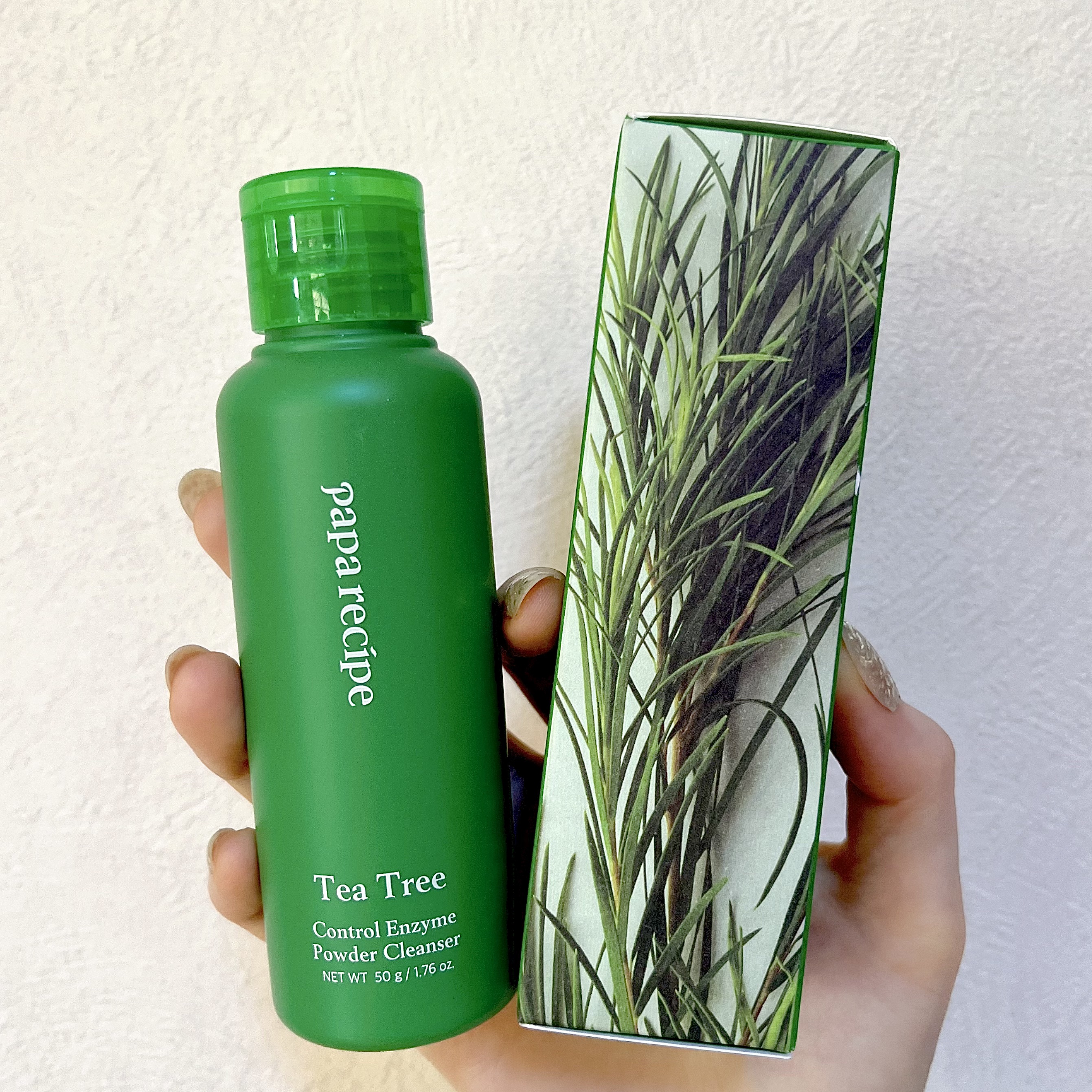 ティーツリーコントロール酵素洗顔パウダー/PAPA RECIPE/洗顔パウダーを使ったクチコミ（3枚目）