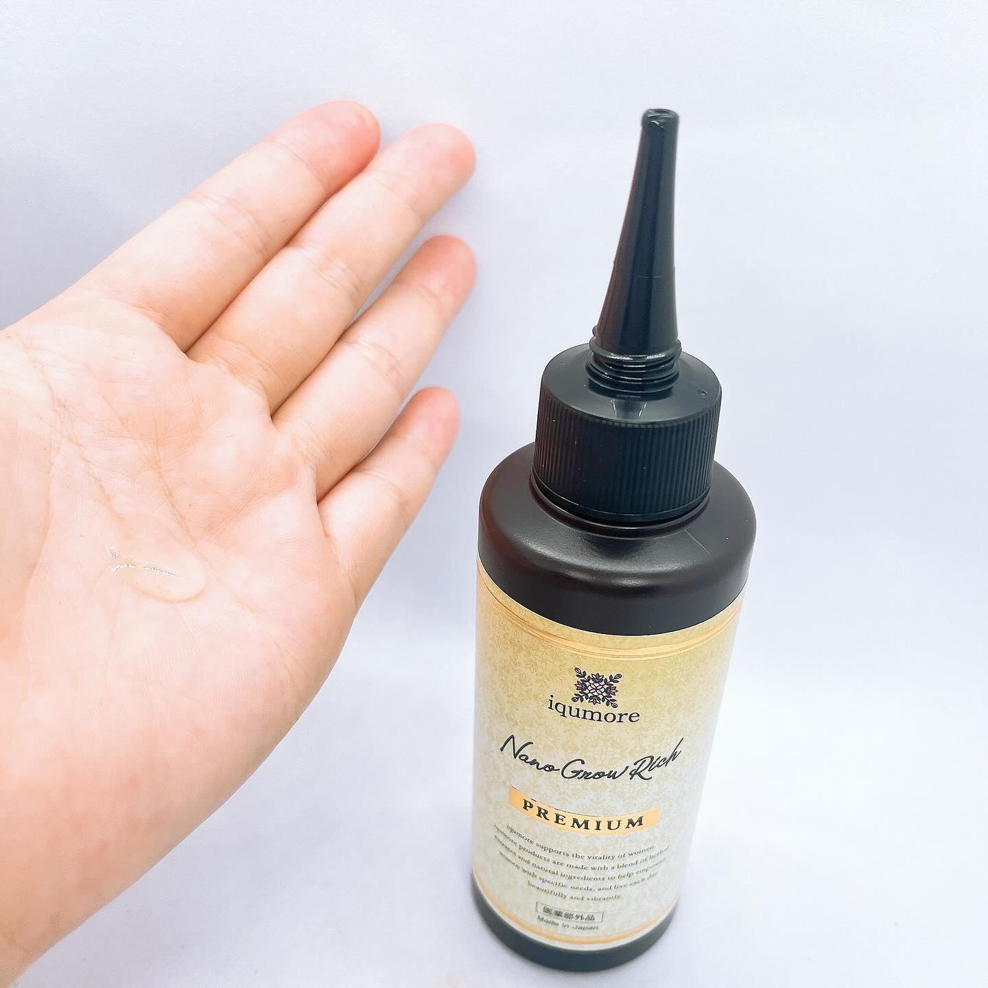 イクモアナノグロウリッチプレミアム/iqumore/頭皮ローションを使ったクチコミ（2枚目）