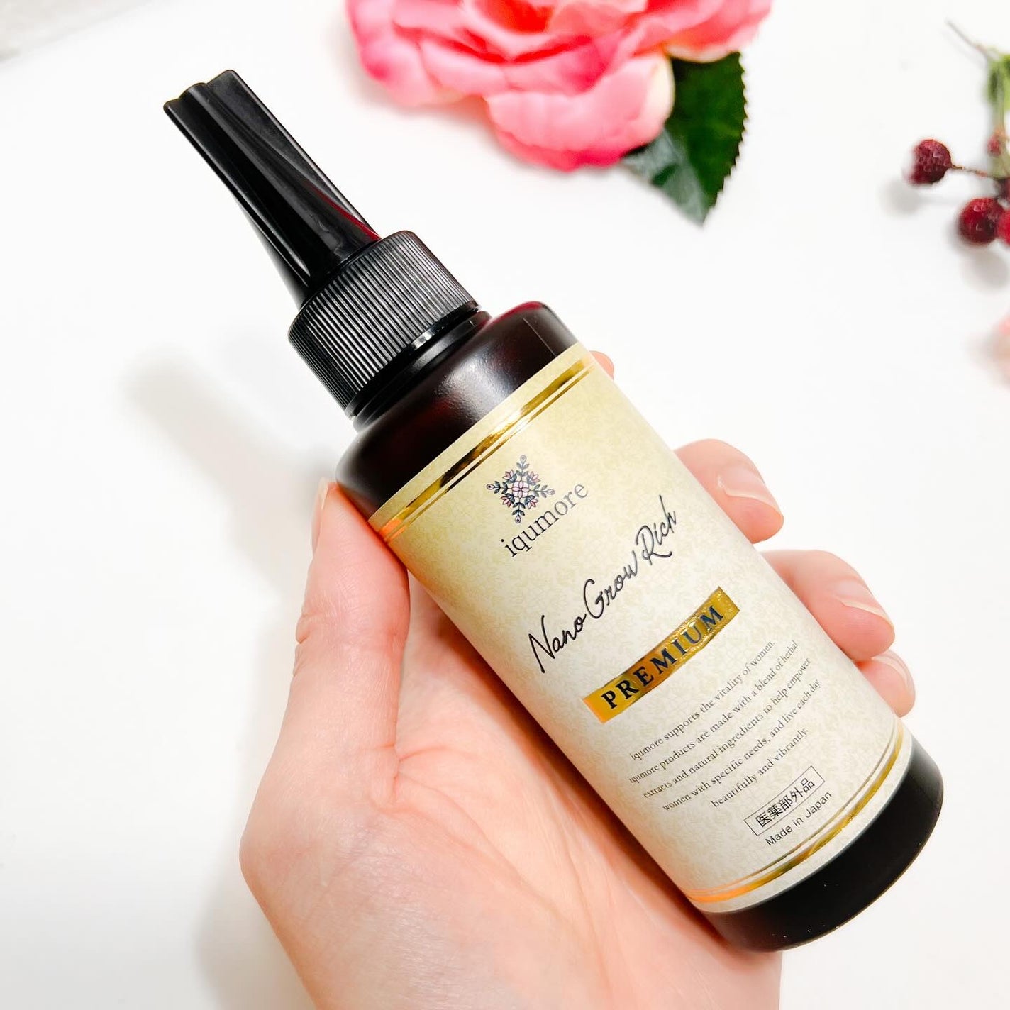 ナノグロウリッチ/iqumore/頭皮ローションを使ったクチコミ(2枚目)