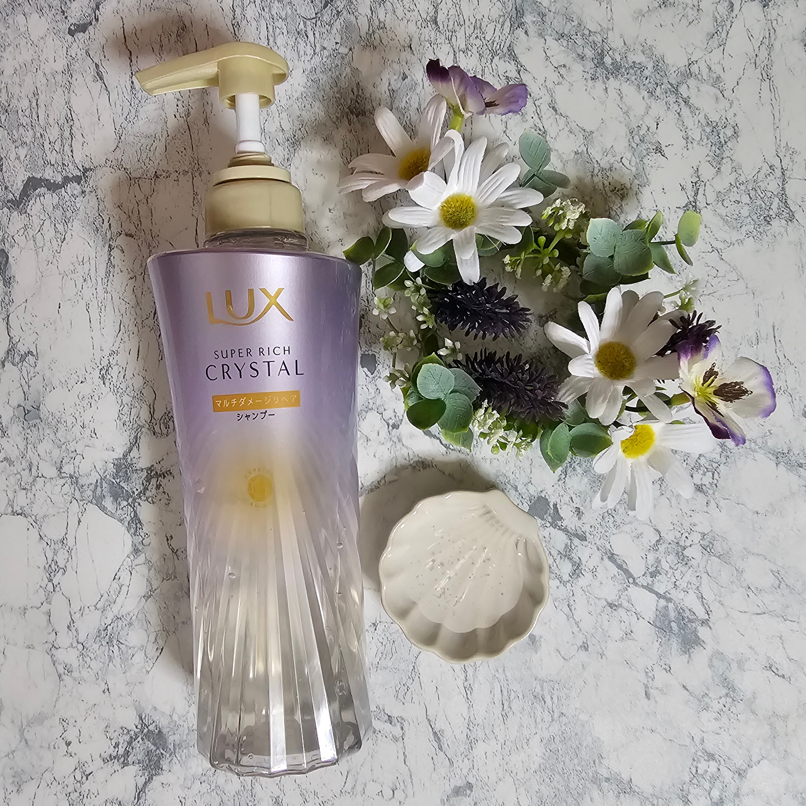 ラックス スーパーリッチクリスタル マルチダメージリペア ヘアオイル/LUX/ヘアオイルを使ったクチコミ（2枚目）