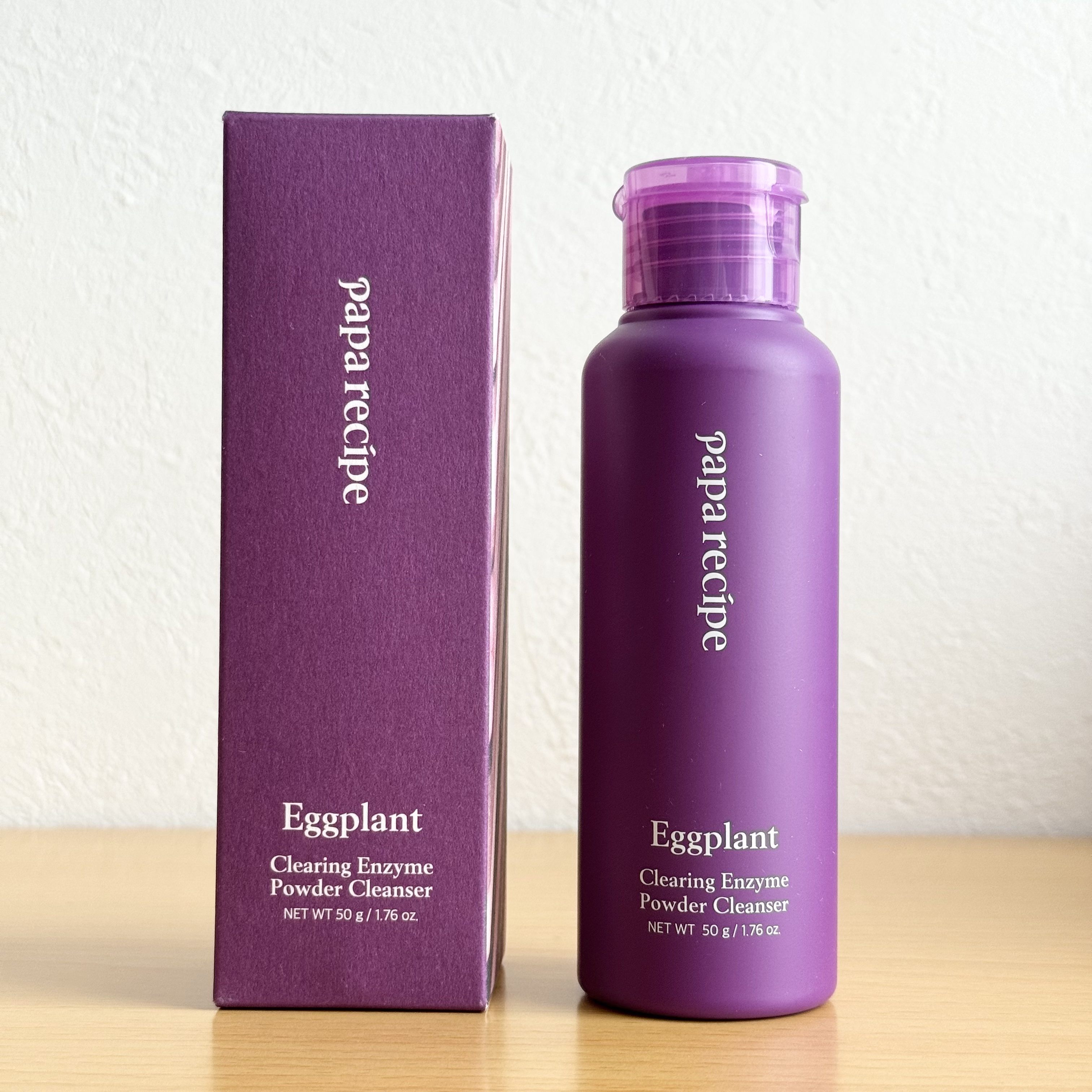 ナスクリアリング酵素洗顔パウダー/PAPA RECIPE/洗顔パウダーを使ったクチコミ（1枚目）