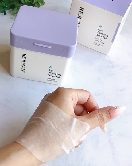 ポアタイトニングトナーパッド/REJURAN COSMETICS/トナーパッドを使ったクチコミ(7枚目)
