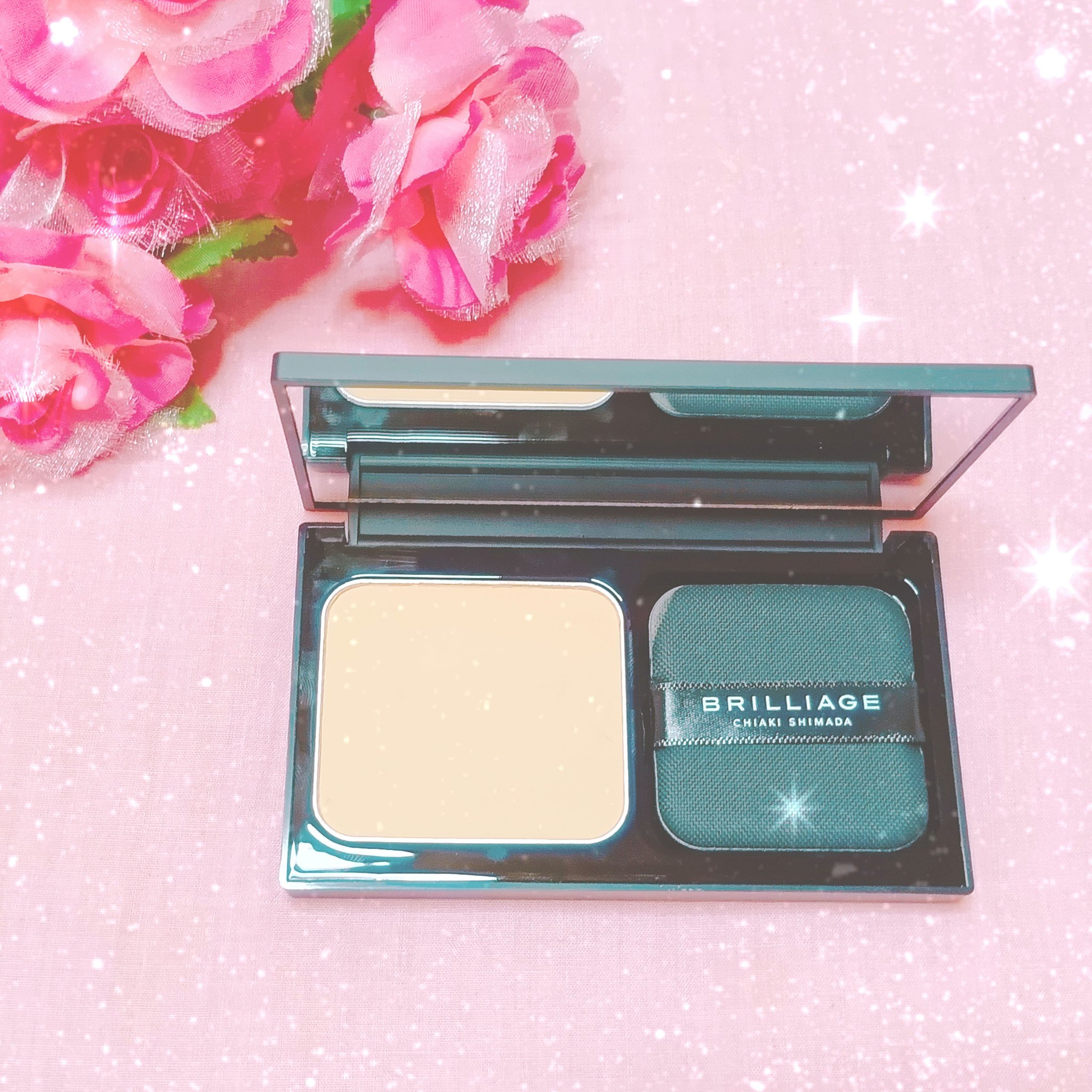 パウダリーファンデーション レジェンダリー グロウ/ブリリアージュ/パウダーファンデーションを使ったクチコミ（1枚目）