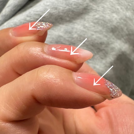 ジェルネイル(ライト対応)/セリア/ジェルネイルを使ったクチコミ(5枚目)