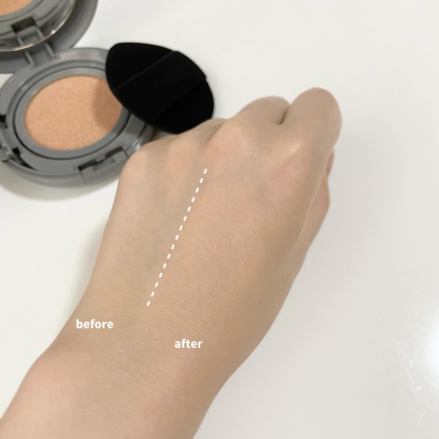 チャコット グラスヴェール クッションファンデーション/チャコット・コスメティクス/クッションファンデーションを使ったクチコミ（3枚目）