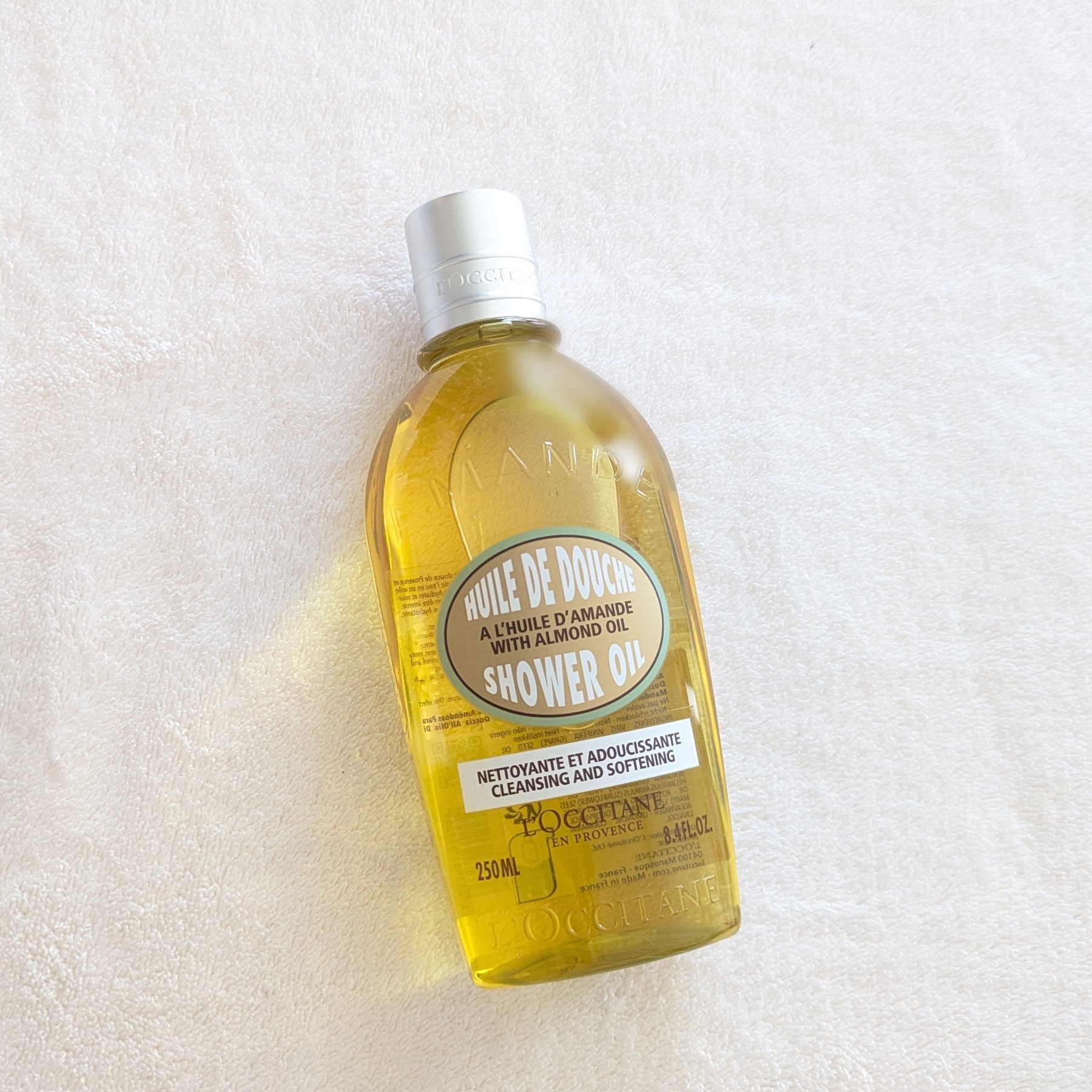 アーモンド モイスチャライジングシャワーオイル/L'OCCITANE/ボディソープを使ったクチコミ（1枚目）