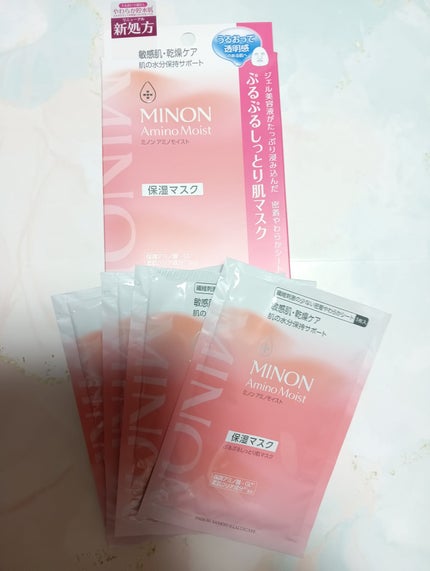 ミノン アミノモイスト ぷるぷるしっとり肌マスク/ミノン/シートマスク・パックを使ったクチコミ(1枚目)