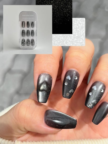 Press&Go ELEGANT/KISS NEW YORK/ネイルチップ・パーツを使ったクチコミ(1枚目)