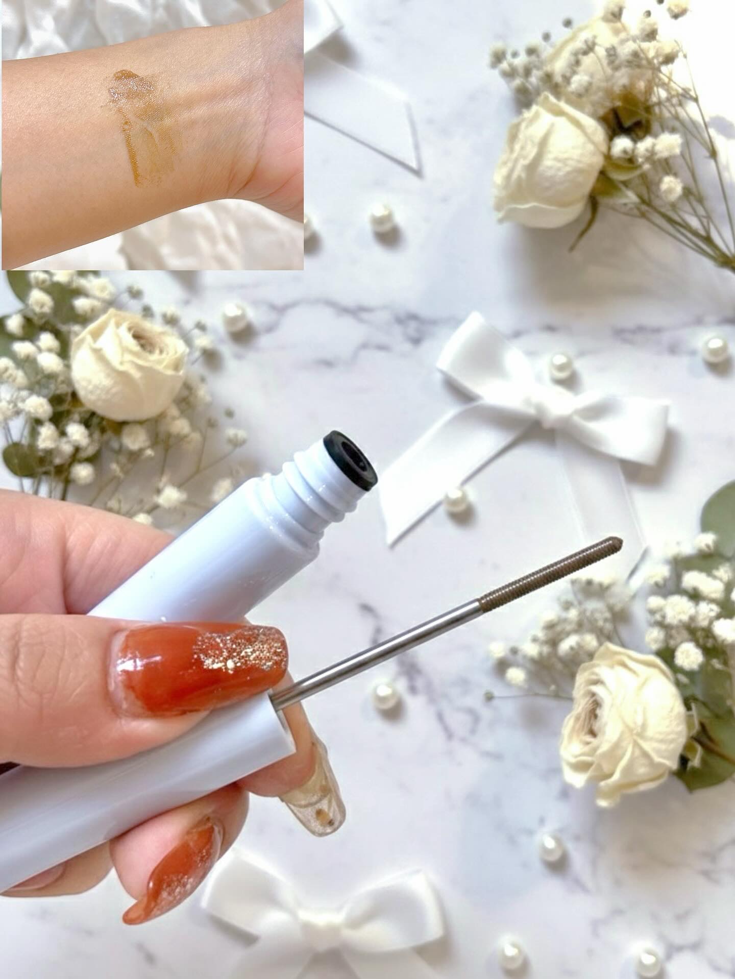 ミッシュブルーミン スタイリングカールキープマスカラ下地 02 シースルーティントブラウン/ミッシュブルーミン/マスカラ下地を使ったクチコミ（3枚目）