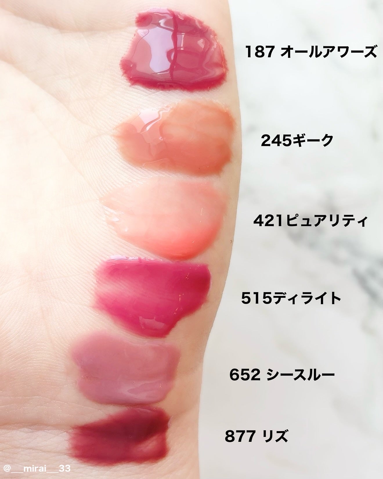 アンシーン バルーンティント/Oddtype/リップティントを使ったクチコミ(3枚目)