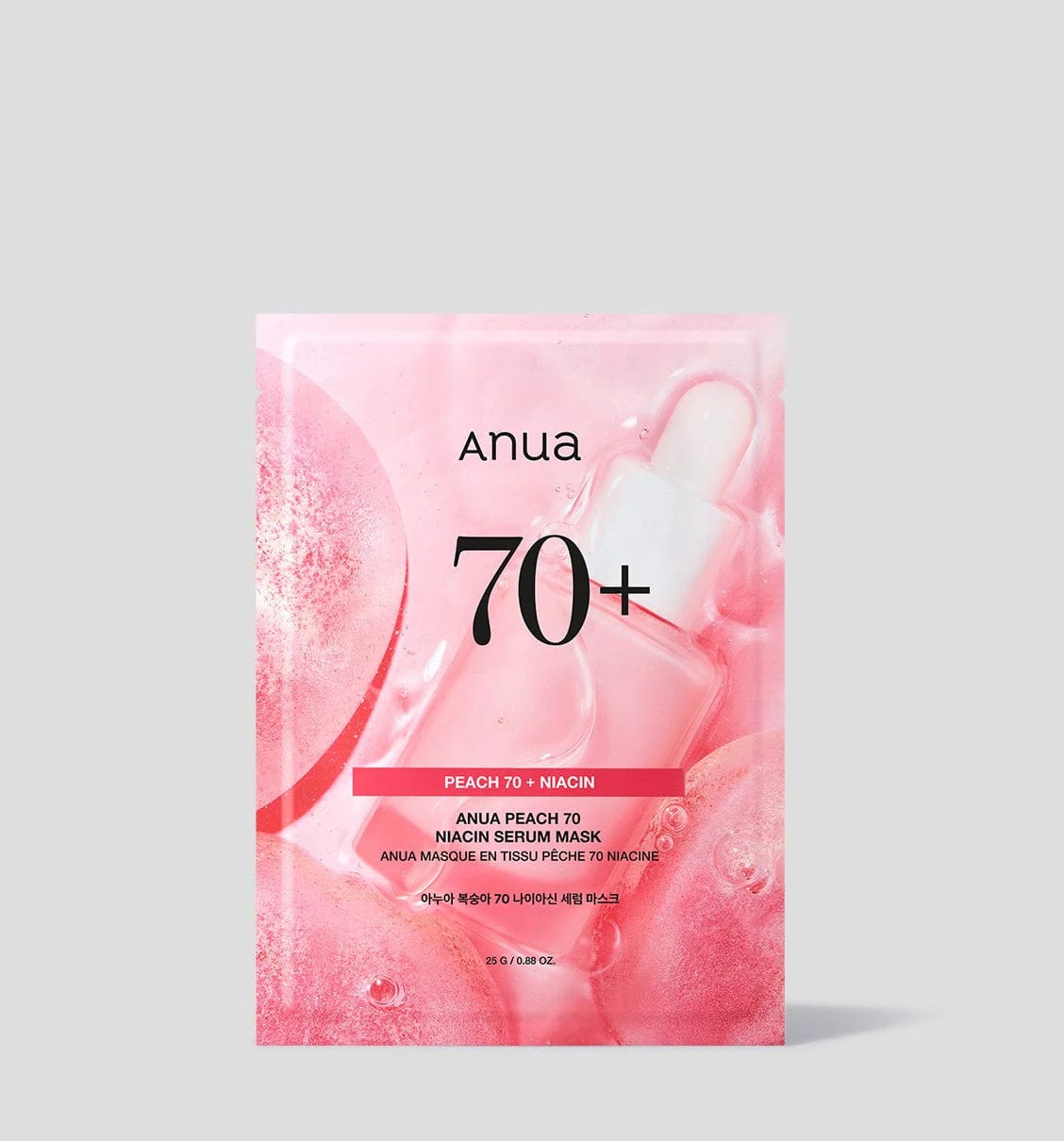 桃70%ナイアシンシートマスク/Anua/シートマスク・パックを使ったクチコミ(1枚目)