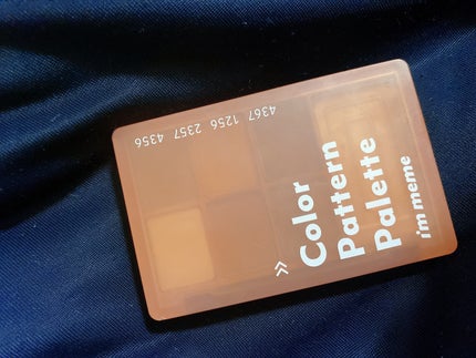 カラーパターンパレット/i’m meme/マルチパレットを使ったクチコミ(1枚目)