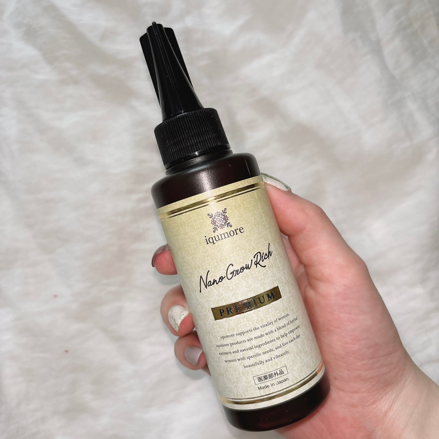イクモアナノグロウリッチプレミアム/iqumore/頭皮ローションを使ったクチコミ(2枚目)