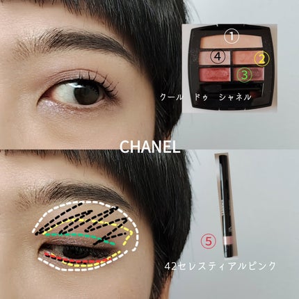 レ ベージュ パレット ルガール/CHANEL/アイシャドウパレットを使ったクチコミ(5枚目)