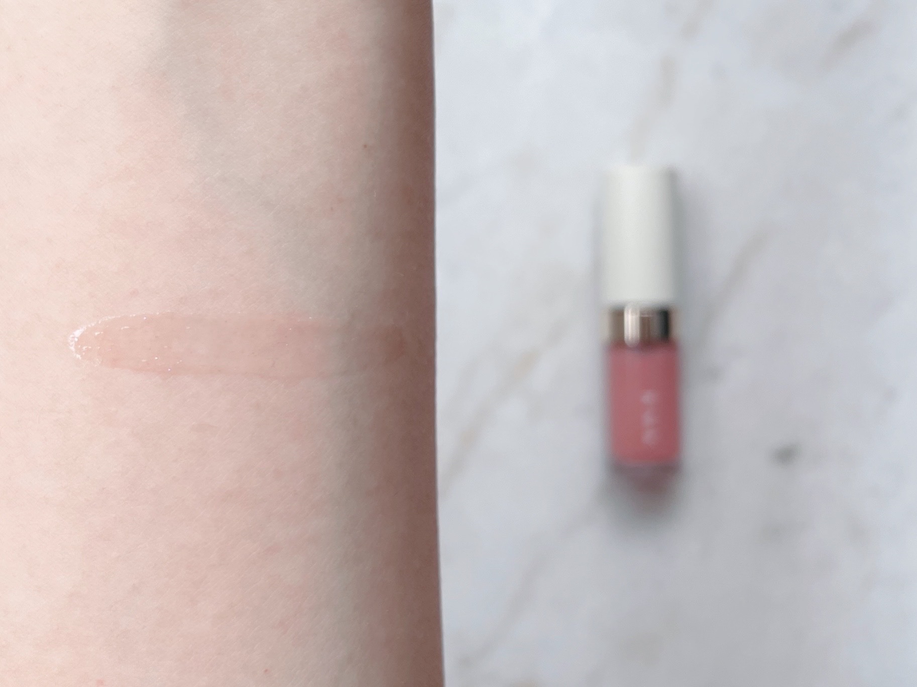 RMK リップ ルミナイザー EX-03 シャイ チャイ/RMK/リップグロスを使ったクチコミ（2枚目）