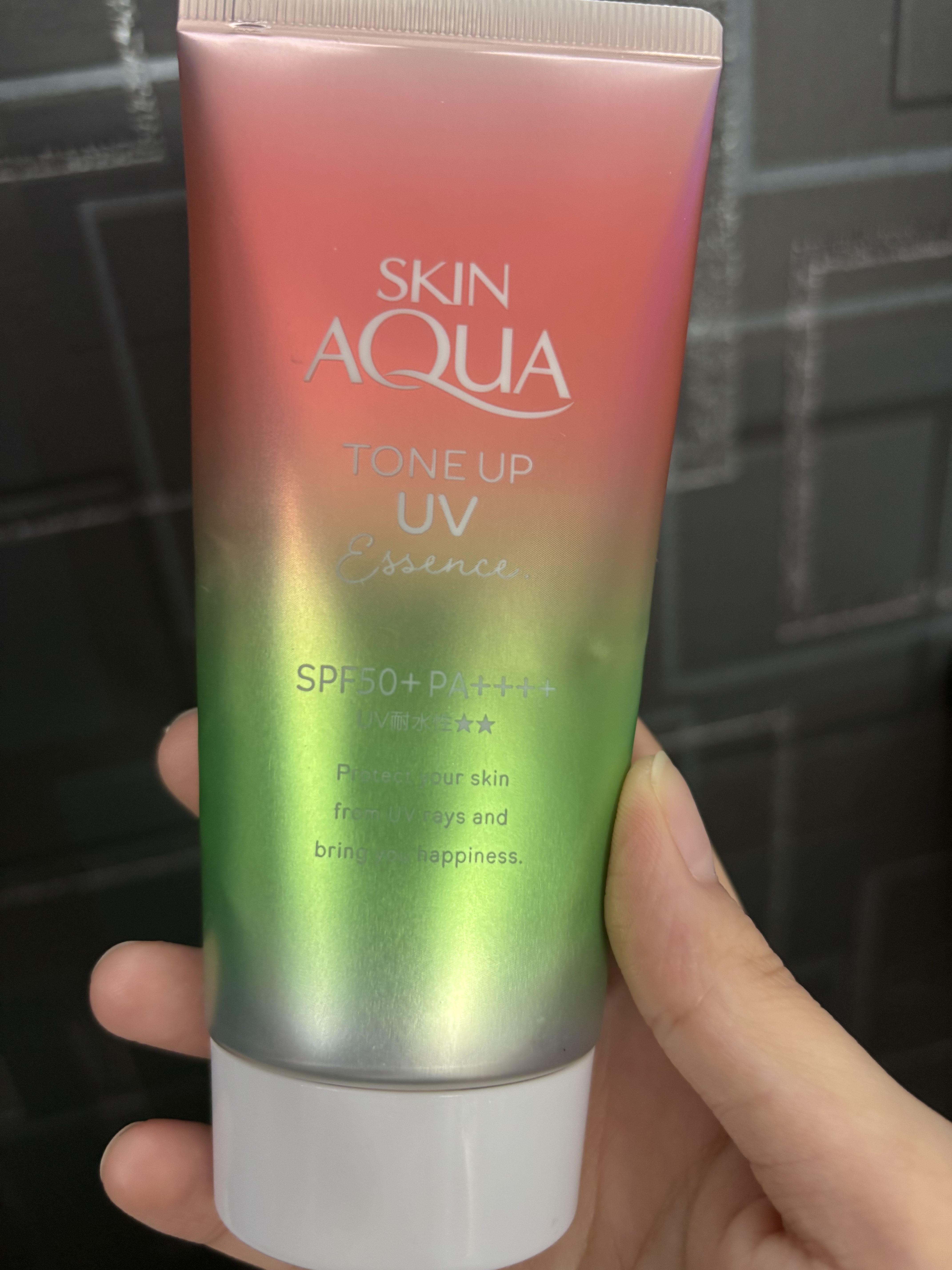 スキンアクア トーンアップUVエッセンス ローズ/スキンアクア/日焼け止めクリームを使ったクチコミ（1枚目）