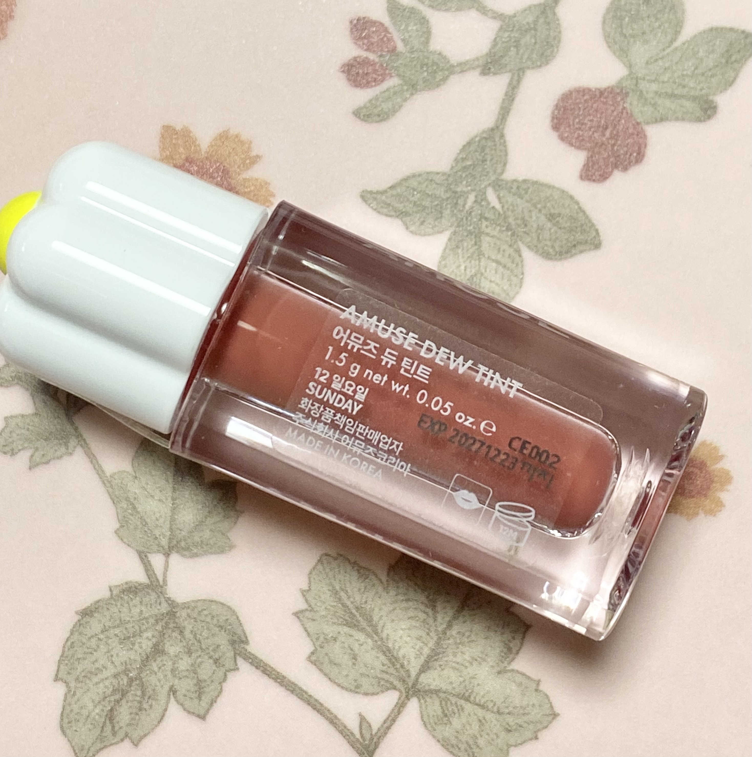 デューティント 12 日曜日/AMUSE/リップティントを使ったクチコミ（2枚目）