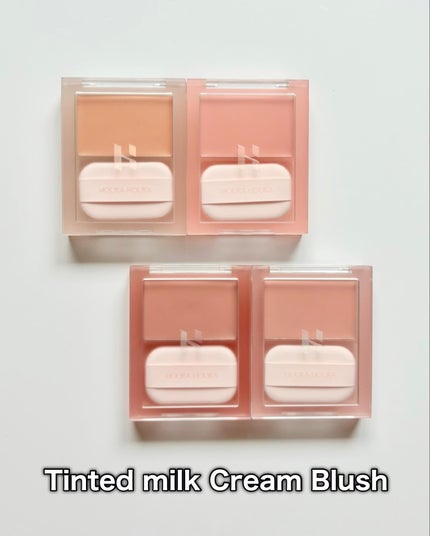 ティンテッドミルククリームブラッシュ /HOLIKA HOLIKA/ジェル・クリームチークを使ったクチコミ(2枚目)