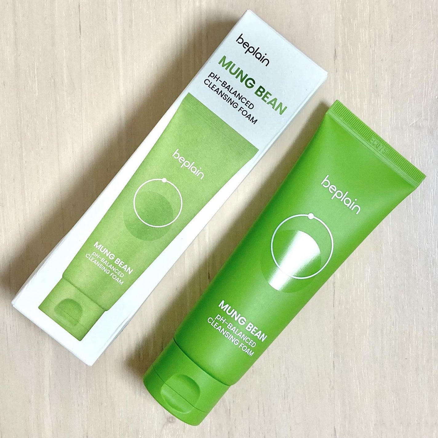 緑豆弱酸性洗顔フォーム/beplain/洗顔フォームを使ったクチコミ(1枚目)