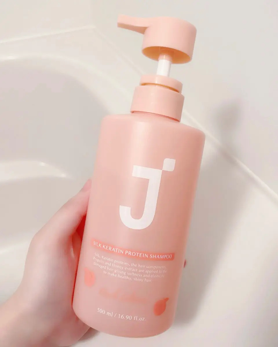 シルクケラチンプロテインシャンプー/ジェイスープ/市販シャンプーを使ったクチコミ（2枚目）