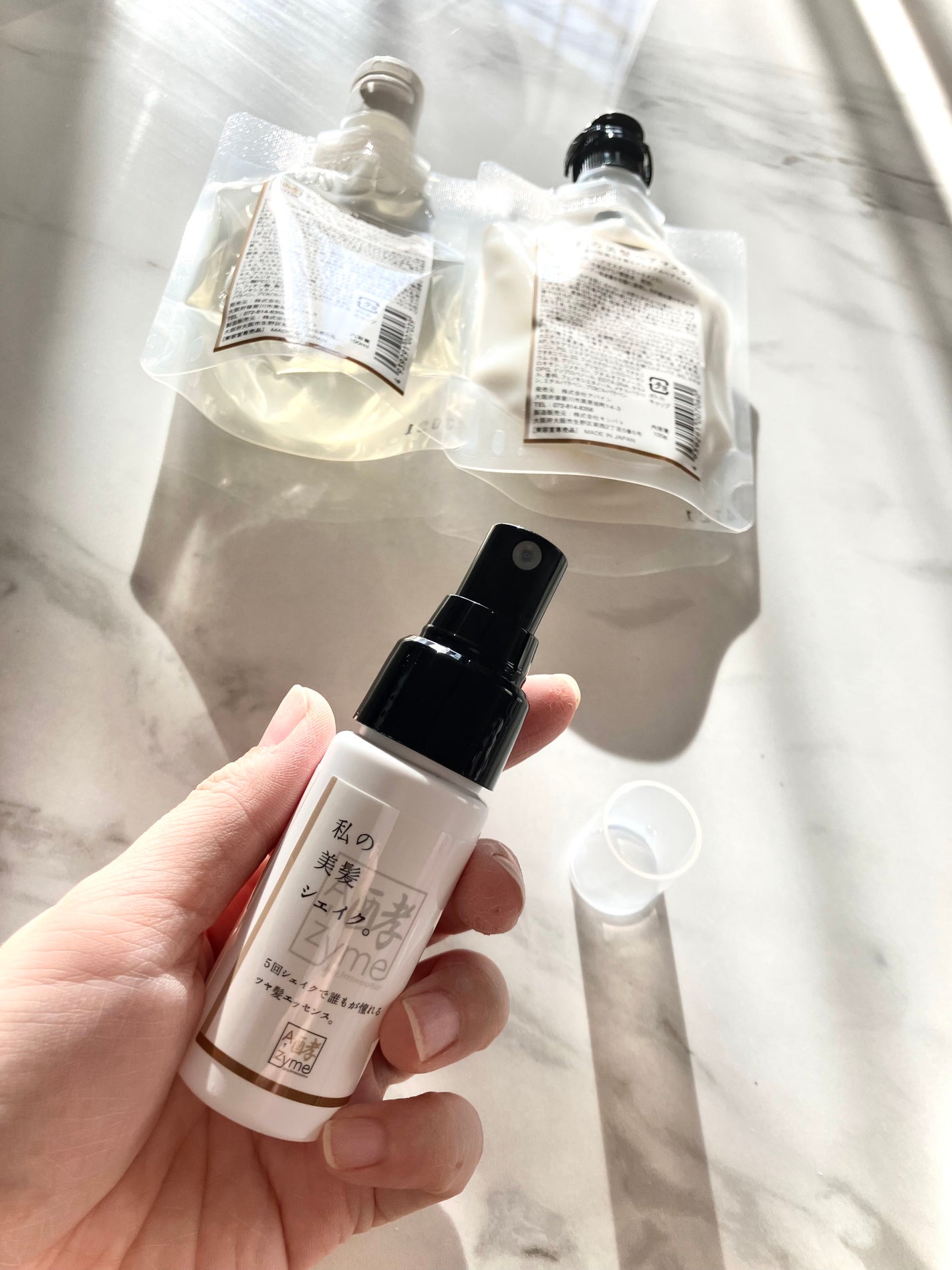 私の美髪シャンプー/A-Zyme/市販シャンプーを使ったクチコミ(4枚目)