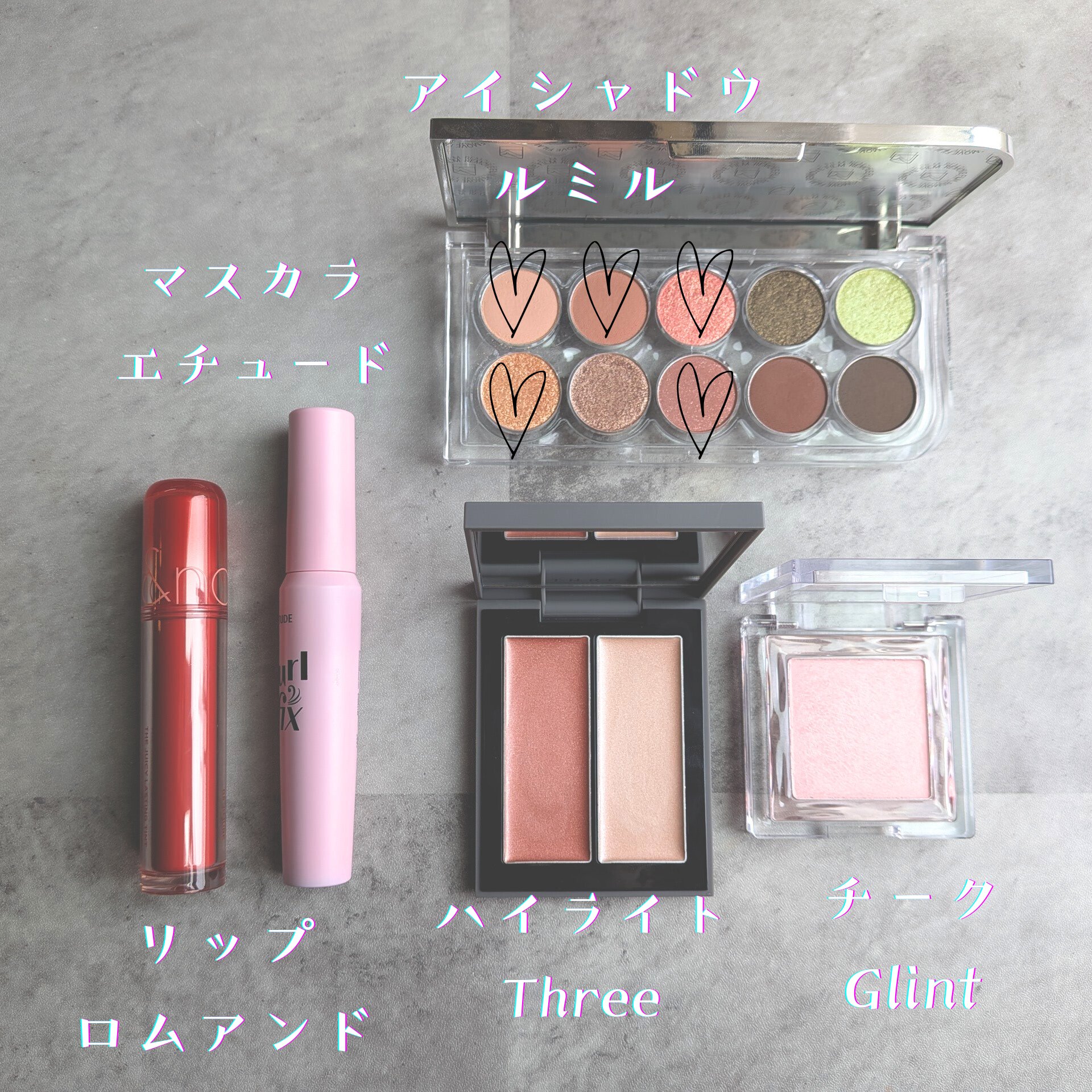 THREE シマリング グロー デュオ/THREE/クリームハイライトを使ったクチコミ（2枚目）