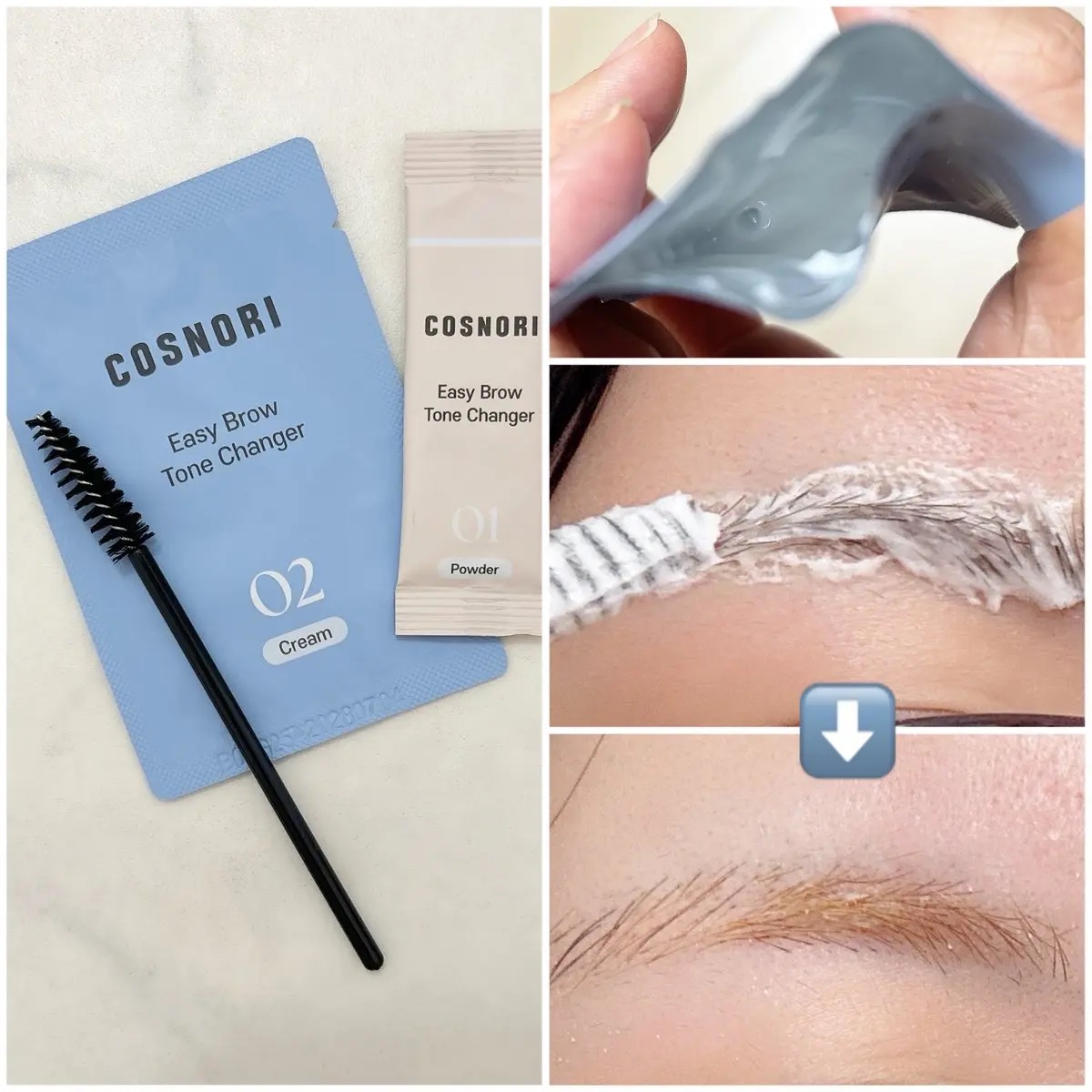 イージーブロウトーンチェンジャー/COSNORI/その他アイブロウを使ったクチコミ（2枚目）