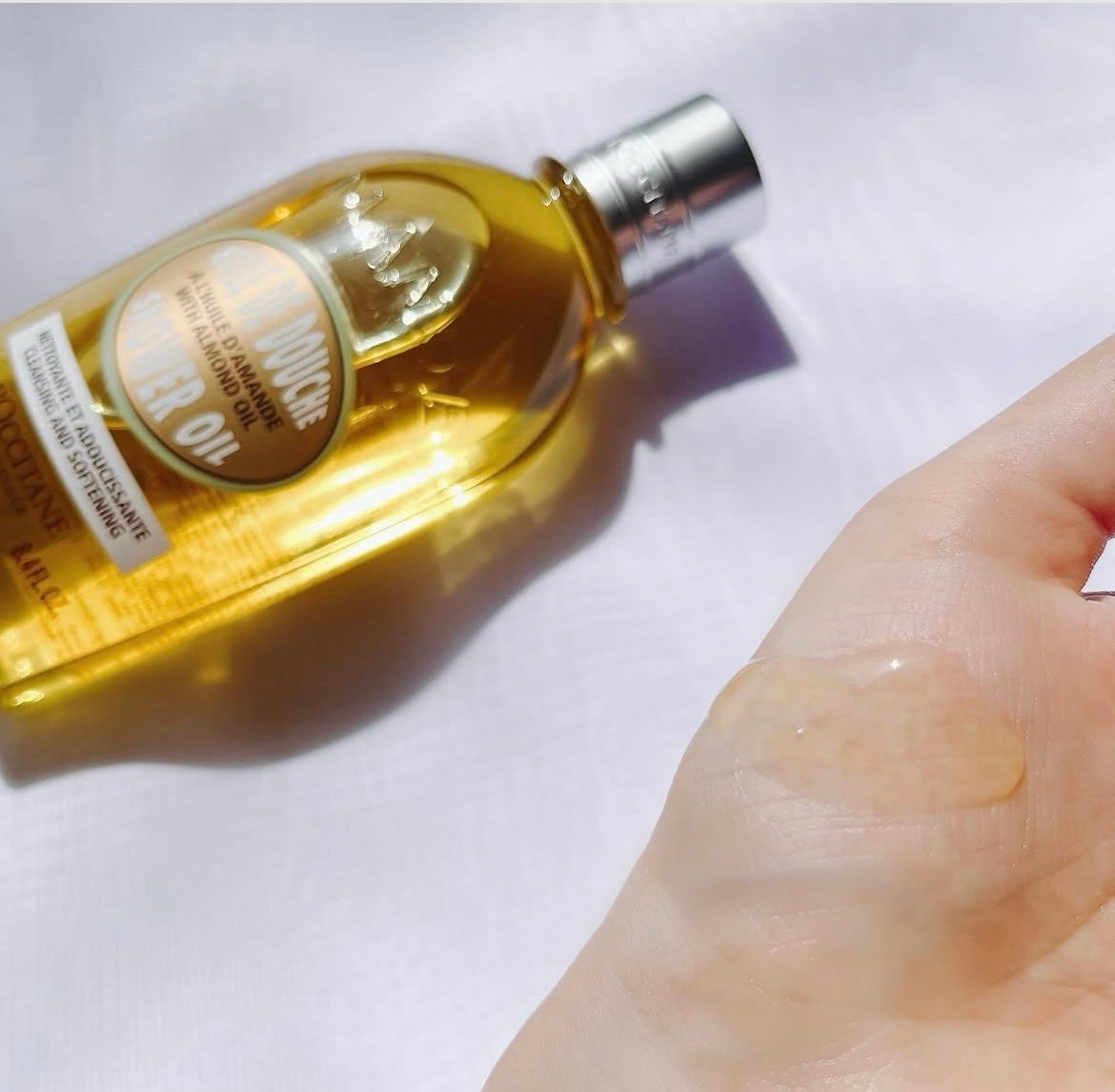 アーモンド モイスチャライジングシャワーオイル/L'OCCITANE/ボディソープを使ったクチコミ(3枚目)