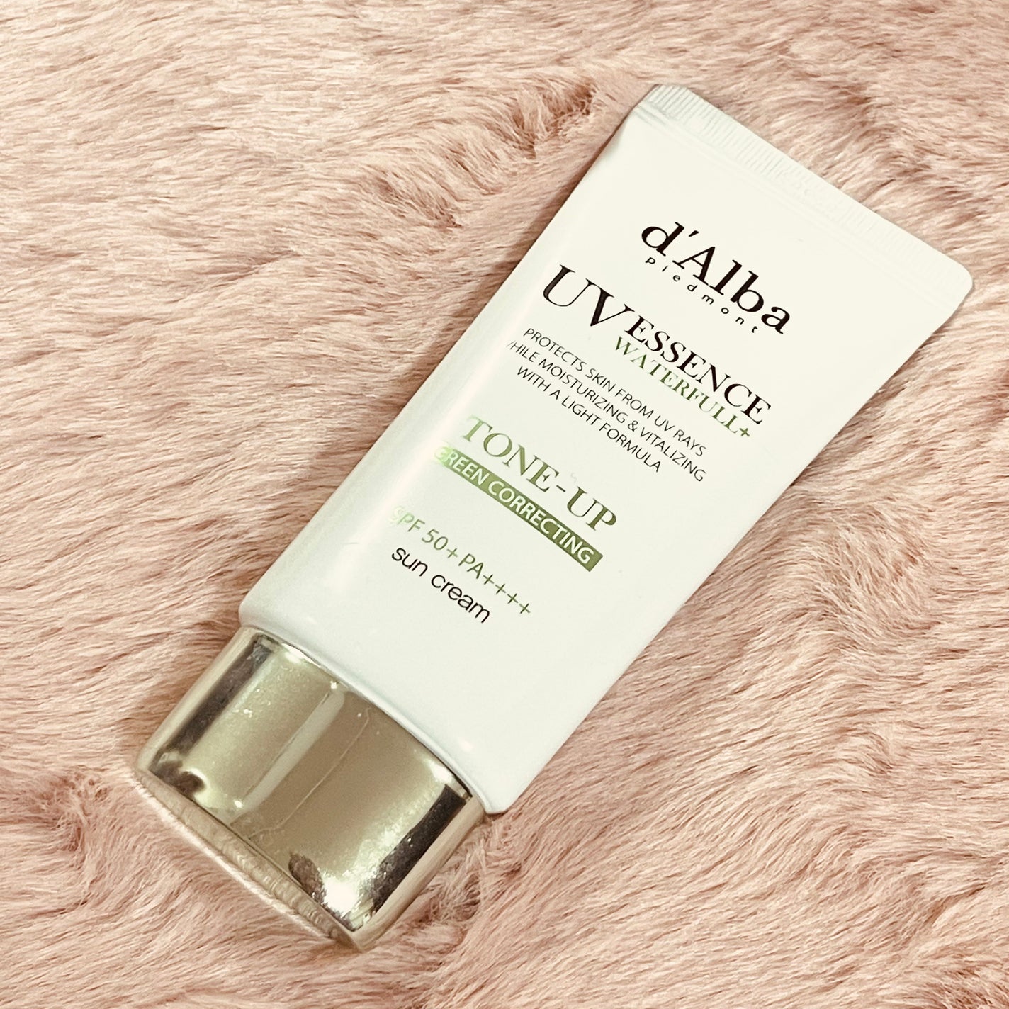 クリーンティーツリーリポソームトーンアップサンクリーム(グリーン)/ダルバ/日焼け止めクリームを使ったクチコミ(1枚目)