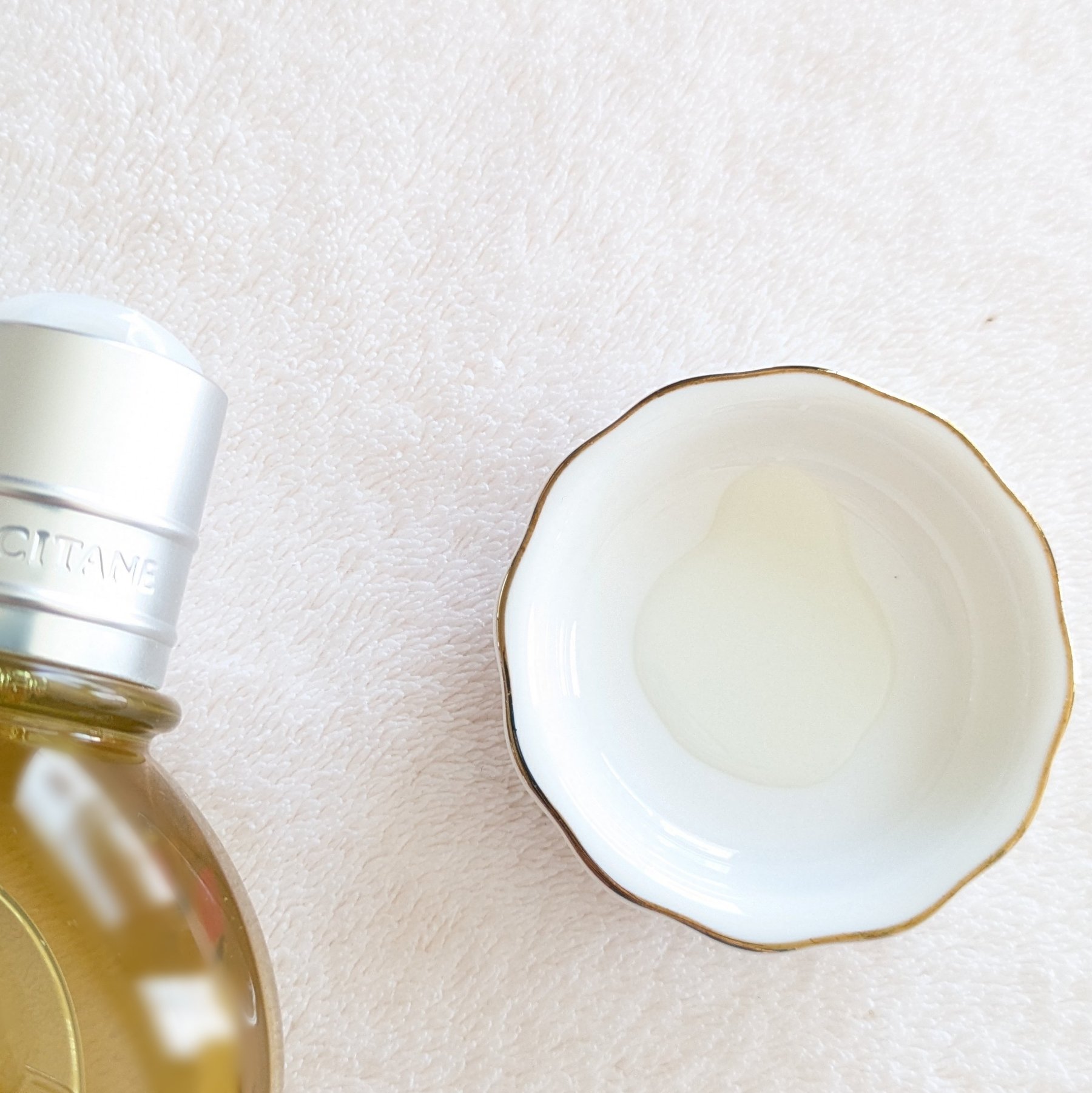 アーモンド モイスチャライジングシャワーオイル/L'OCCITANE/ボディソープを使ったクチコミ（2枚目）