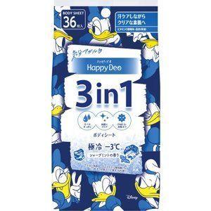 マンダム ハッピーデオ ボディシート 極冷 シャープミント