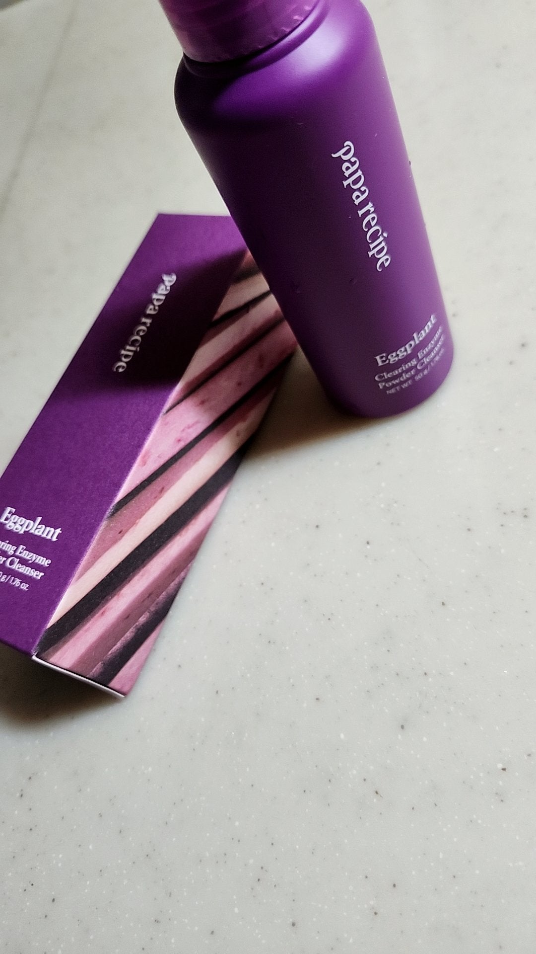 ナスクリアリング酵素洗顔パウダー/PAPA RECIPE/洗顔パウダーを使ったクチコミ(1枚目)