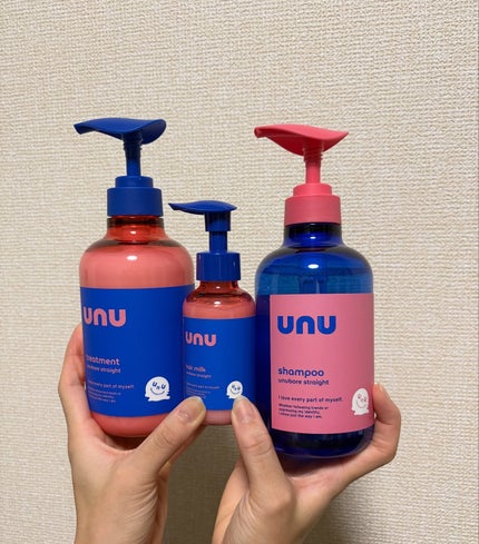 ウヌ ウヌボレストレート シャンプー/ヘアトリートメント/unu/市販シャンプーを使ったクチコミ(1枚目)