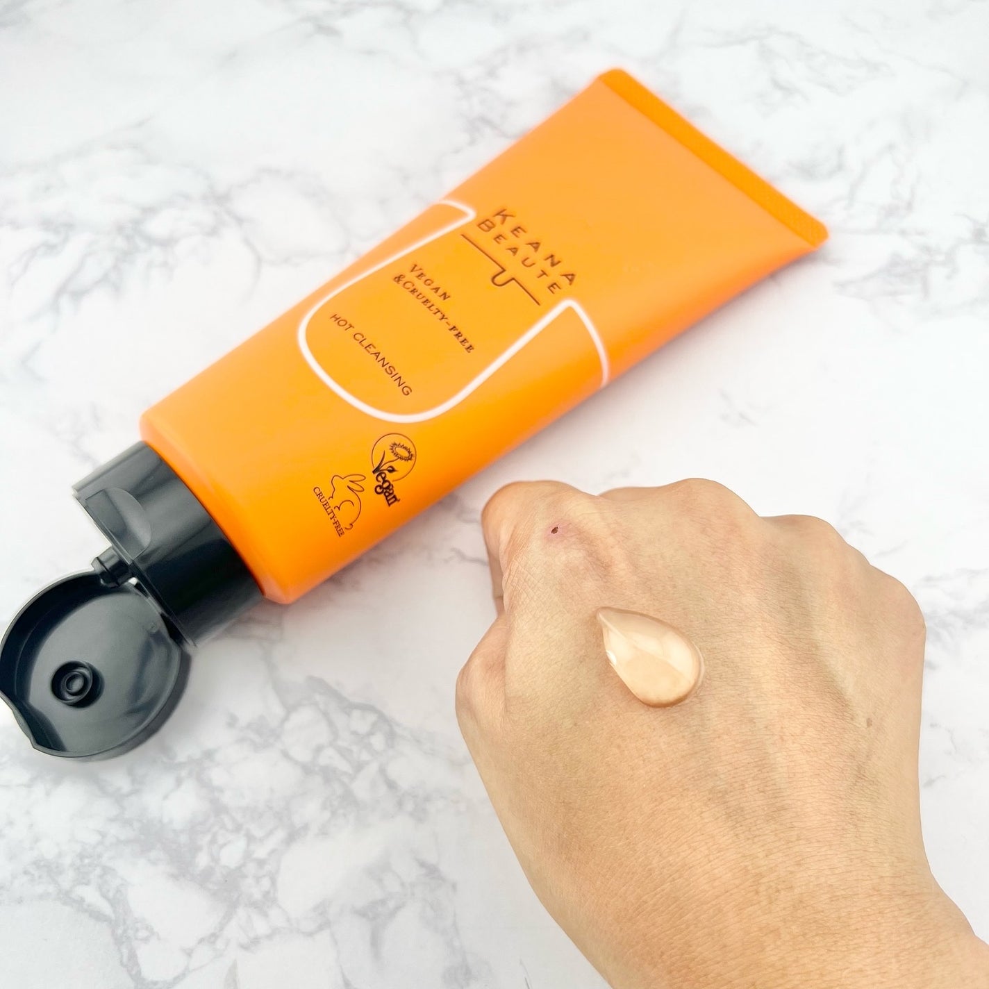 あつめの毛穴ホットクレンジング/ケアナボーテ/クレンジングジェルを使ったクチコミ(2枚目)