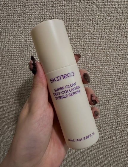 SUPER GLOW DEEP COLLAGEN BUBBLE SERUM/SKINEGO/美容液を使ったクチコミ(2枚目)