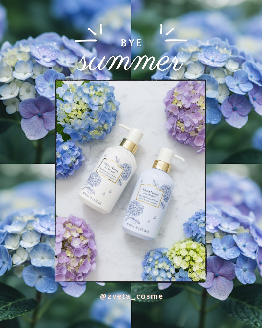 ブルーハイドレンジア リペアスムースシャンプー/リペアスムーストリートメント/Flora Notis JILL STUART/市販シャンプーを使ったクチコミ(1枚目)