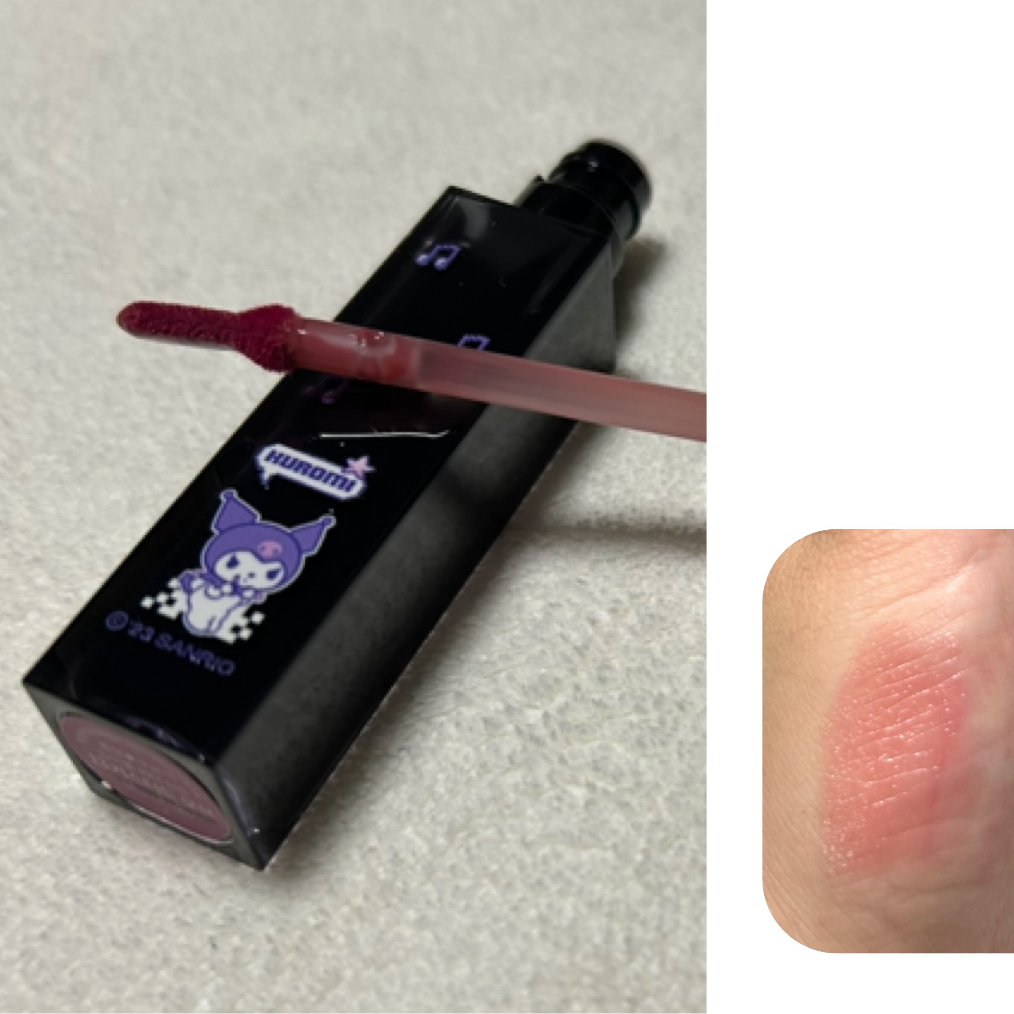 デュイフルウォーターティント/rom&nd/リップティントを使ったクチコミ（2枚目）