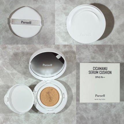 シカマヌ セラム クッションファンデ/parnell/クッションファンデーションを使ったクチコミ(2枚目)