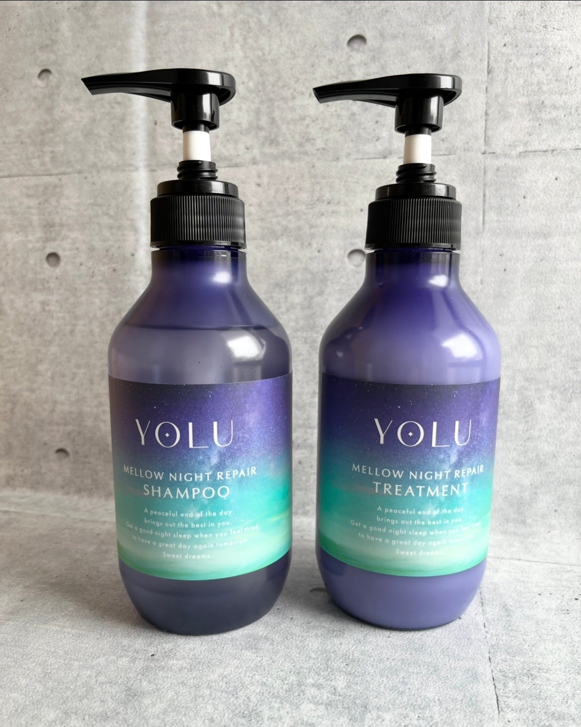 ヨル メロウナイトリペアシャンプー/トリートメント/YOLU/市販シャンプーを使ったクチコミ(1枚目)