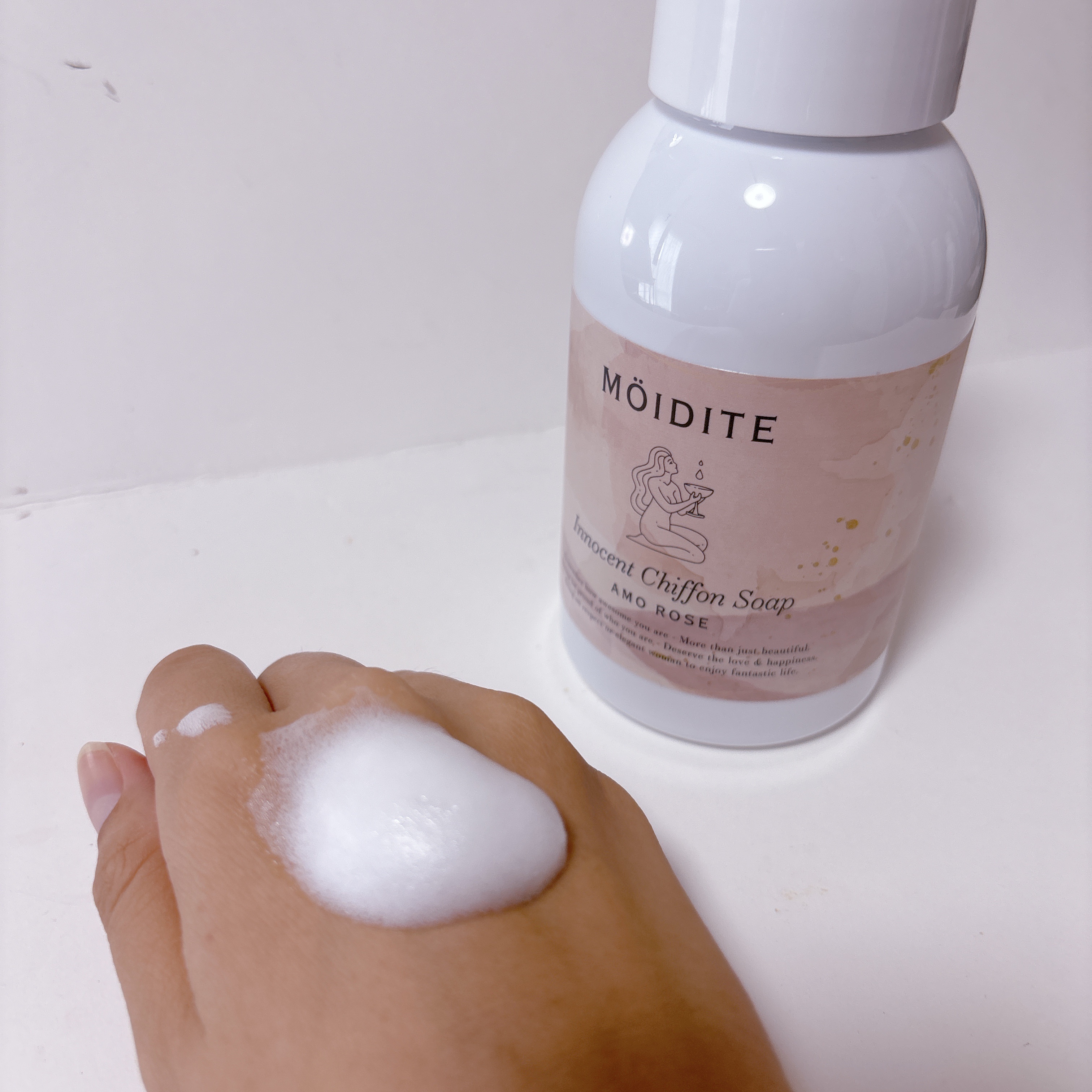 イノセントシフォンソープ アモーローズ /MOIDITE/デリケートゾーンケアを使ったクチコミ（3枚目）