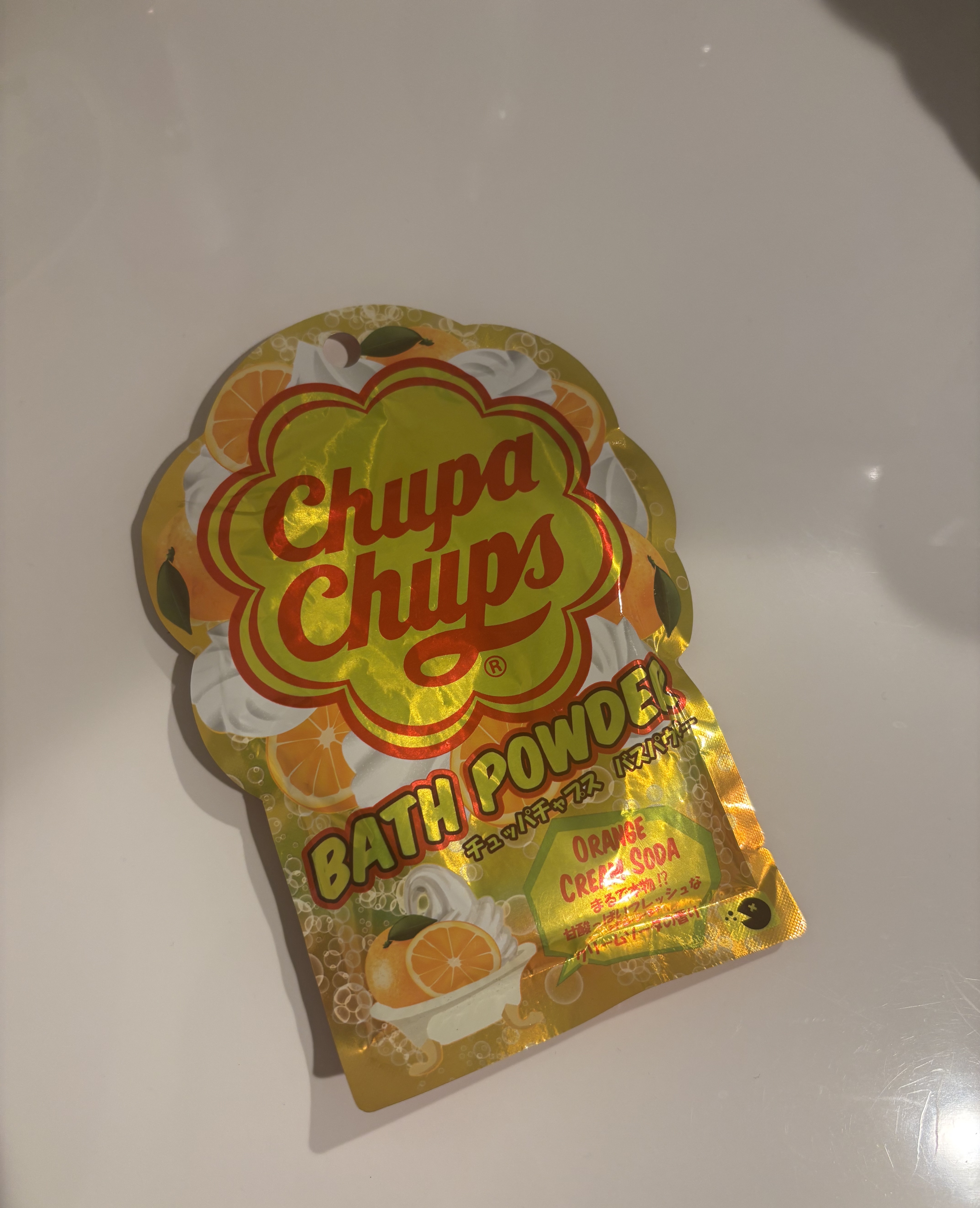 チュッパチャプス バスパウダー オレンジクリームソーダの香り/紀陽除虫菊/入浴剤を使ったクチコミ（1枚目）