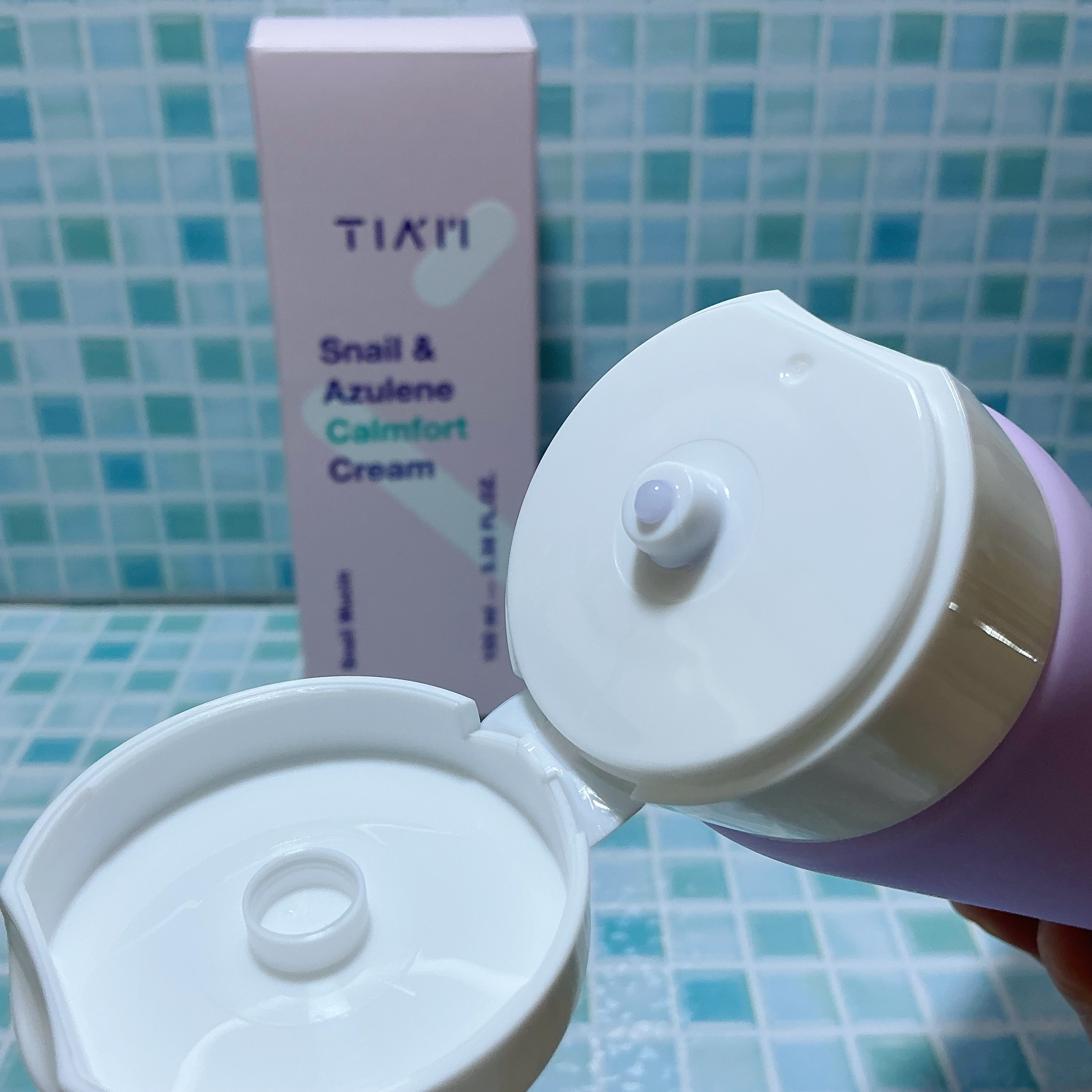 Snail&Azlene カームフォートクリーム/TIAM/フェイスクリームを使ったクチコミ（2枚目）