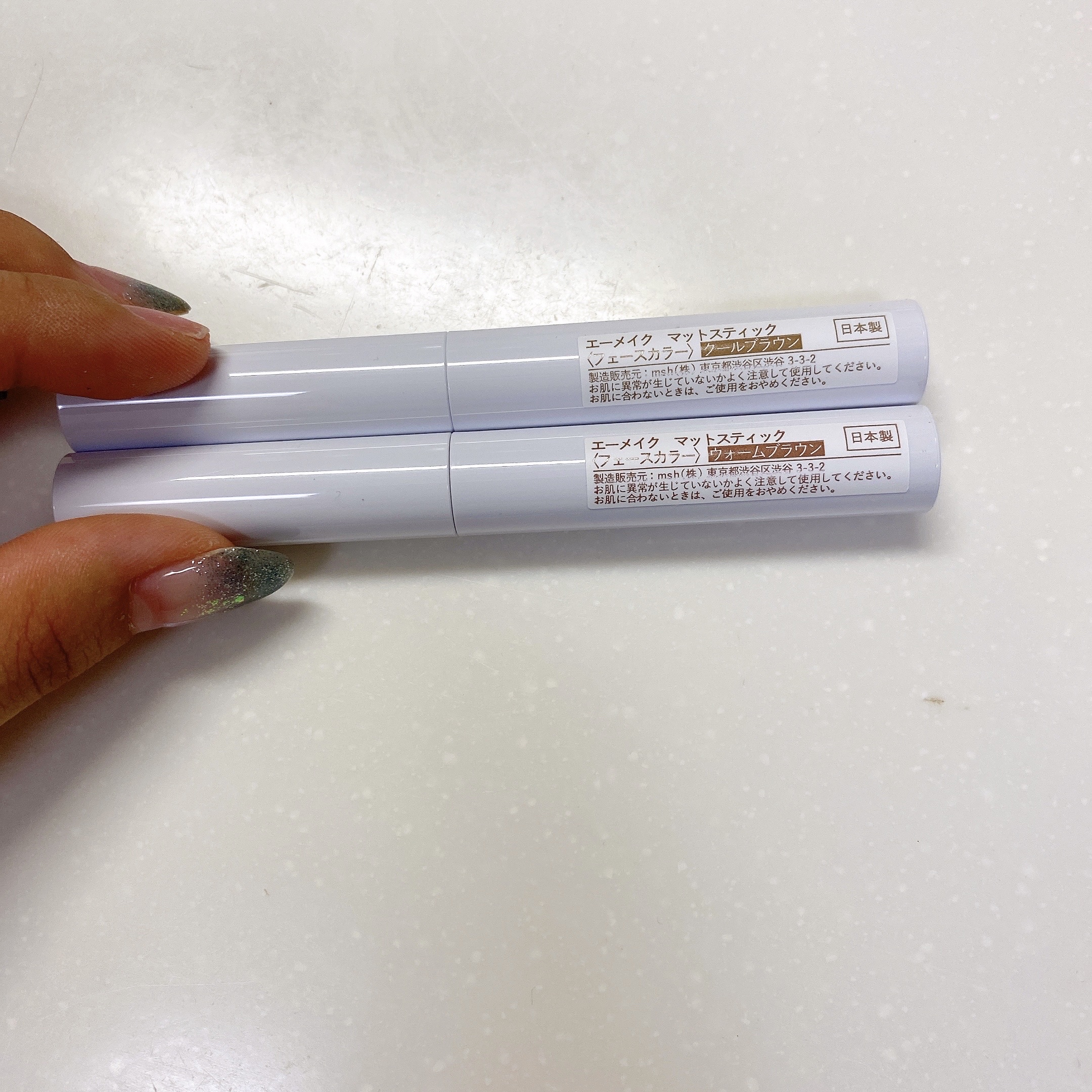 エーメイク　マットスティック/A/mAke/シェーディングを使ったクチコミ（3枚目）